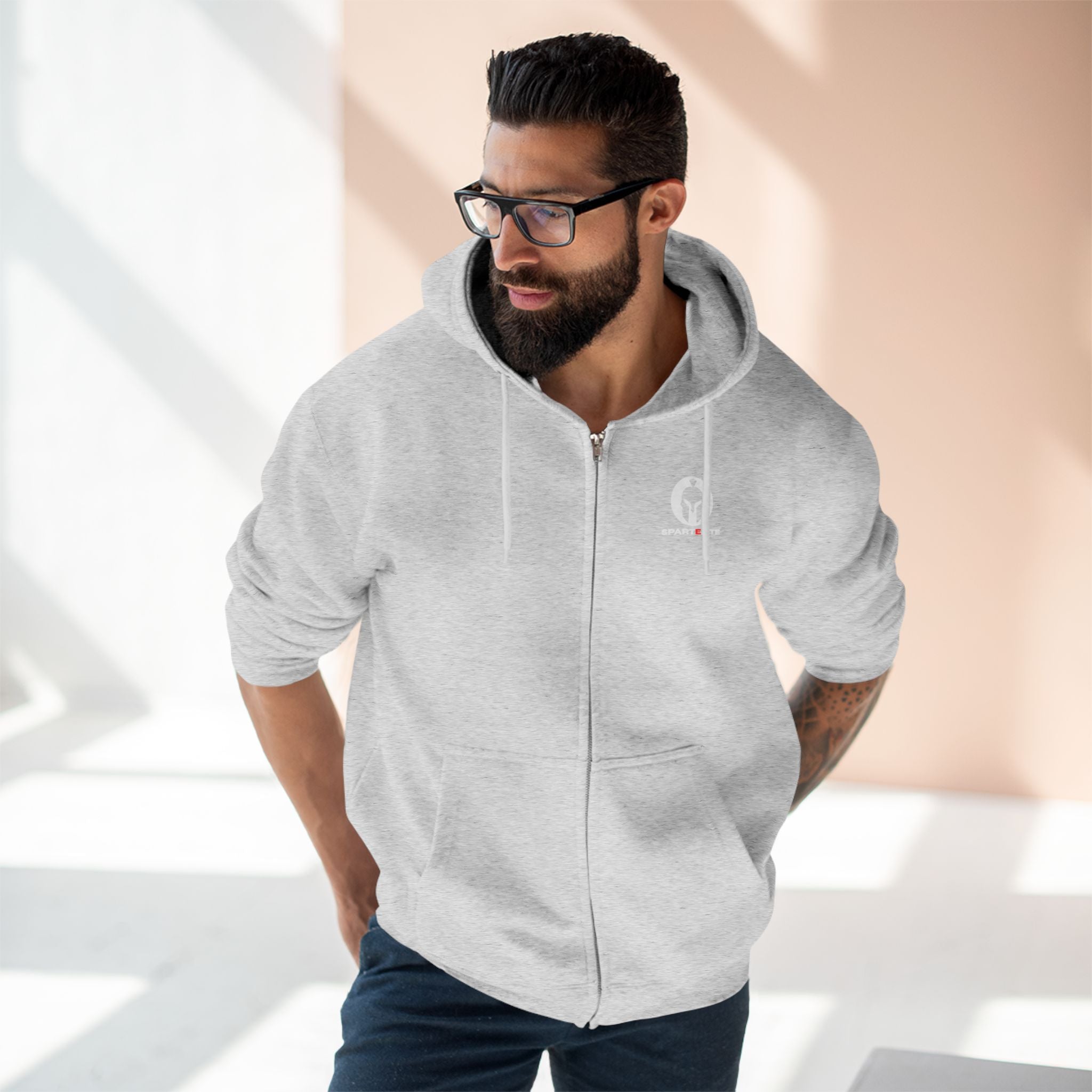 ShadowCore Zip Hoodie - Sweat à capuche unisexe