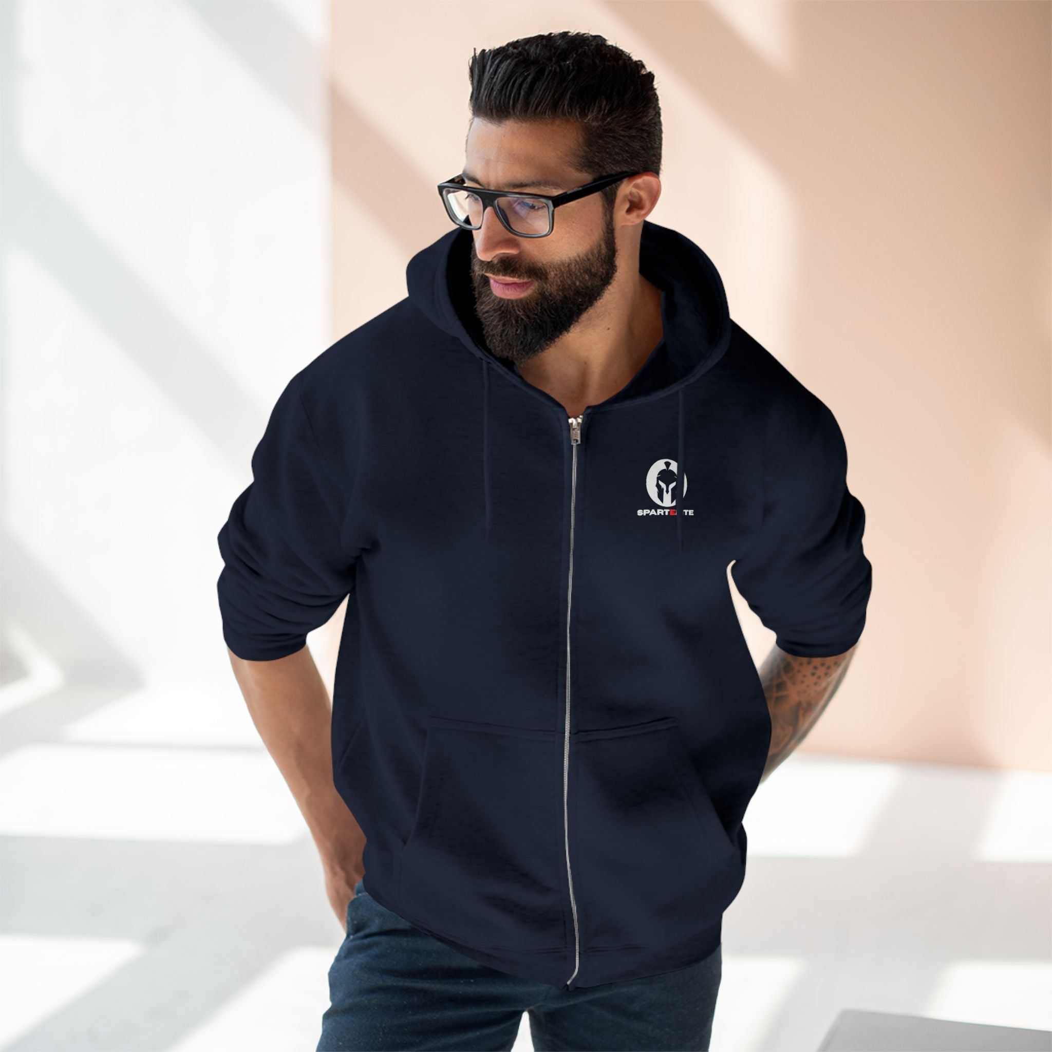 ShadowCore Zip Hoodie - Sweat à capuche unisexe