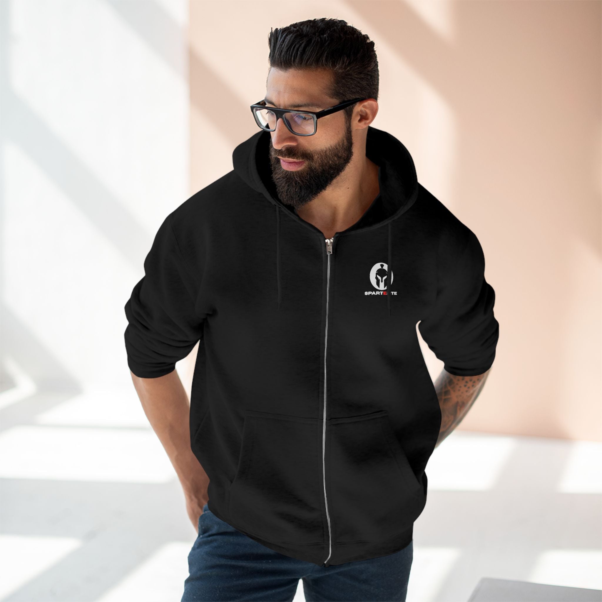 ShadowCore Zip Hoodie - Sweat à capuche unisexe