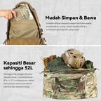 TitanDuffle™ 52L Heavy‑Duty Military Bag