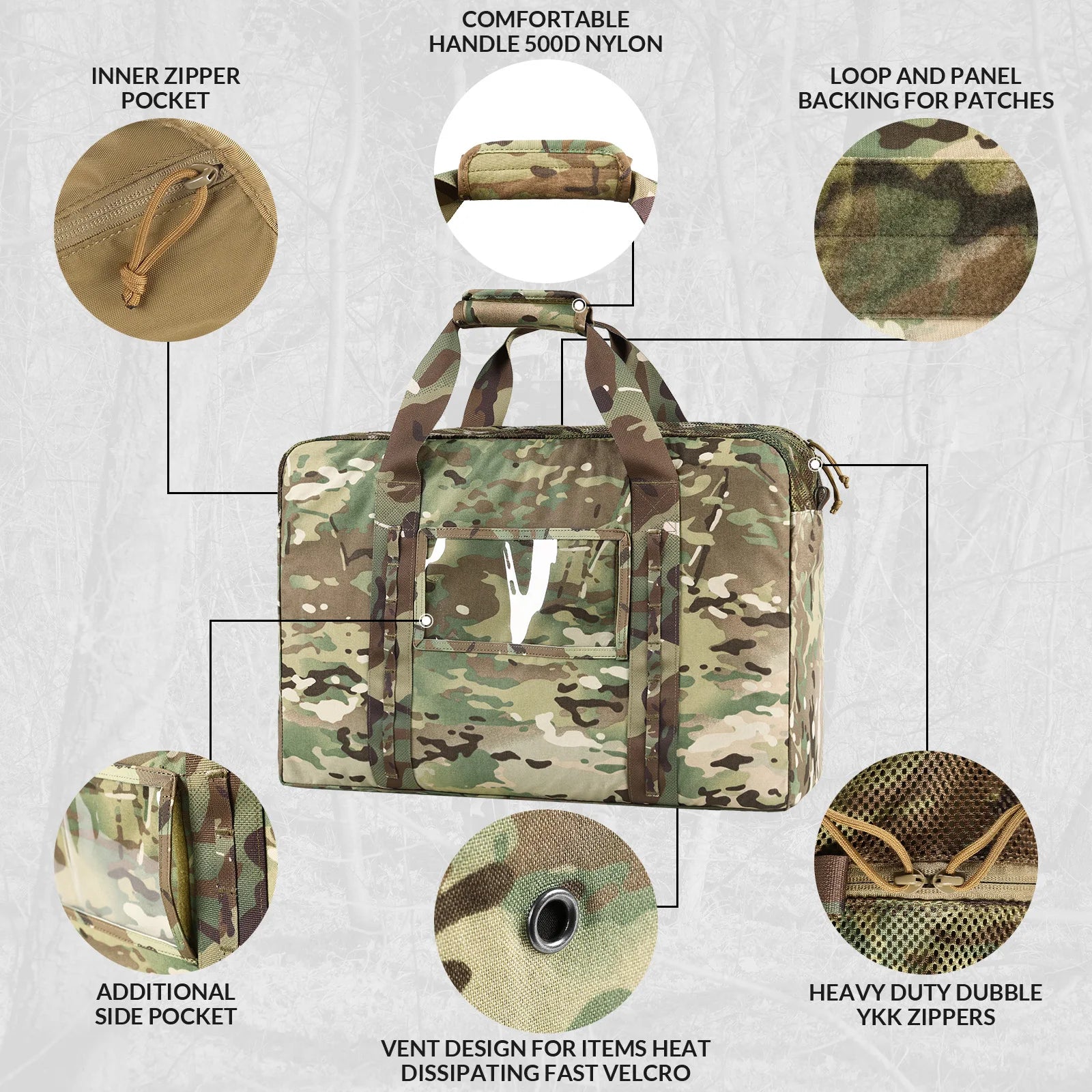 TitanDuffle™ 52L Heavy‑Duty Military Bag