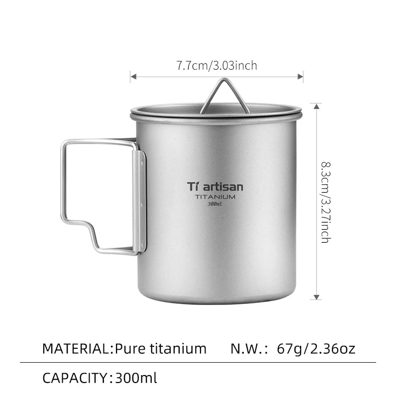 TitanSip™ Folding Titanium Mug