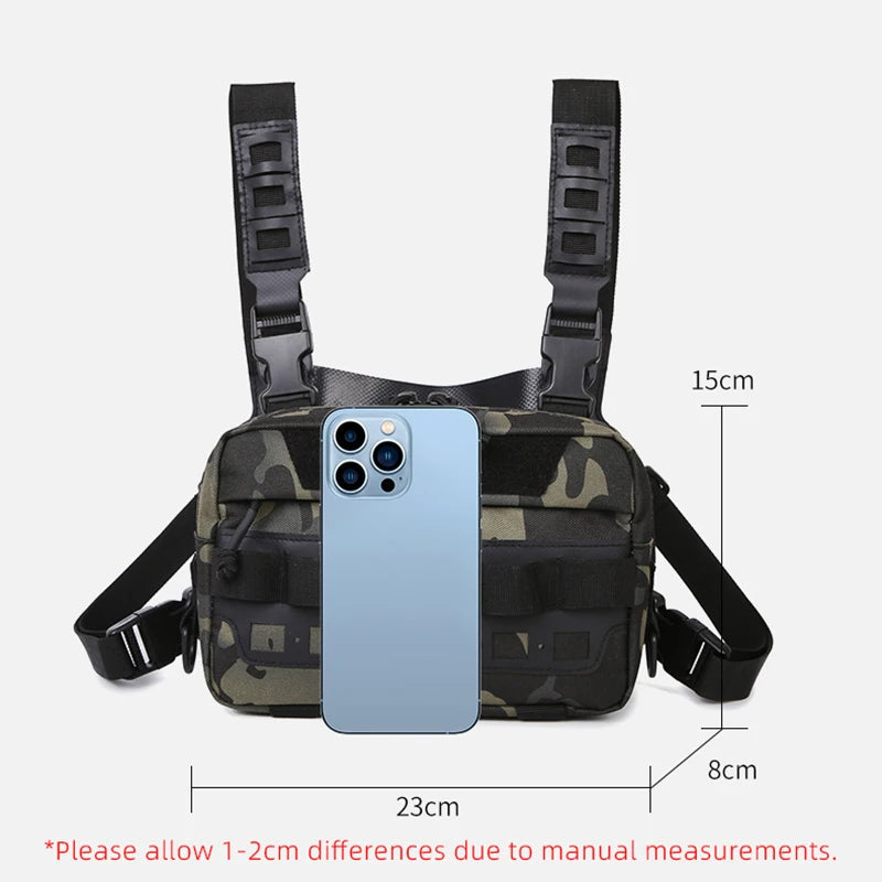 LureVest™ Camo Tactical Fishing Chest Pack