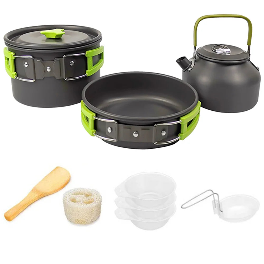 CampMate™ Non-Stick Cookware Set (2–3 personnes)