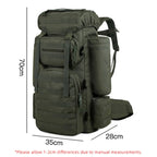 TitanRidge™ 65L Tactical Climber Pack