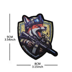 BOBR KURWA™ — Patch Tactique “Angry Beaver”