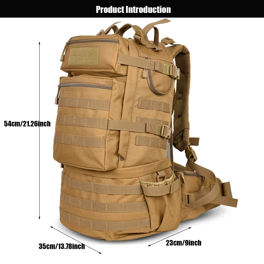 ForgePack™ 50L Frame-Loaded Tactical Rucksack