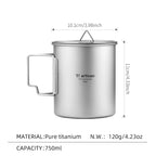 TitanSip™ Folding Titanium Mug