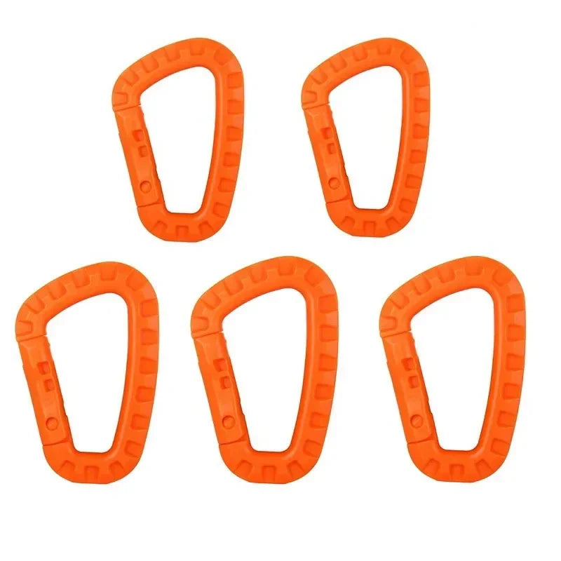 SteelGrip™ Tactical D-Ring Carabiner Set (1–10 pcs)