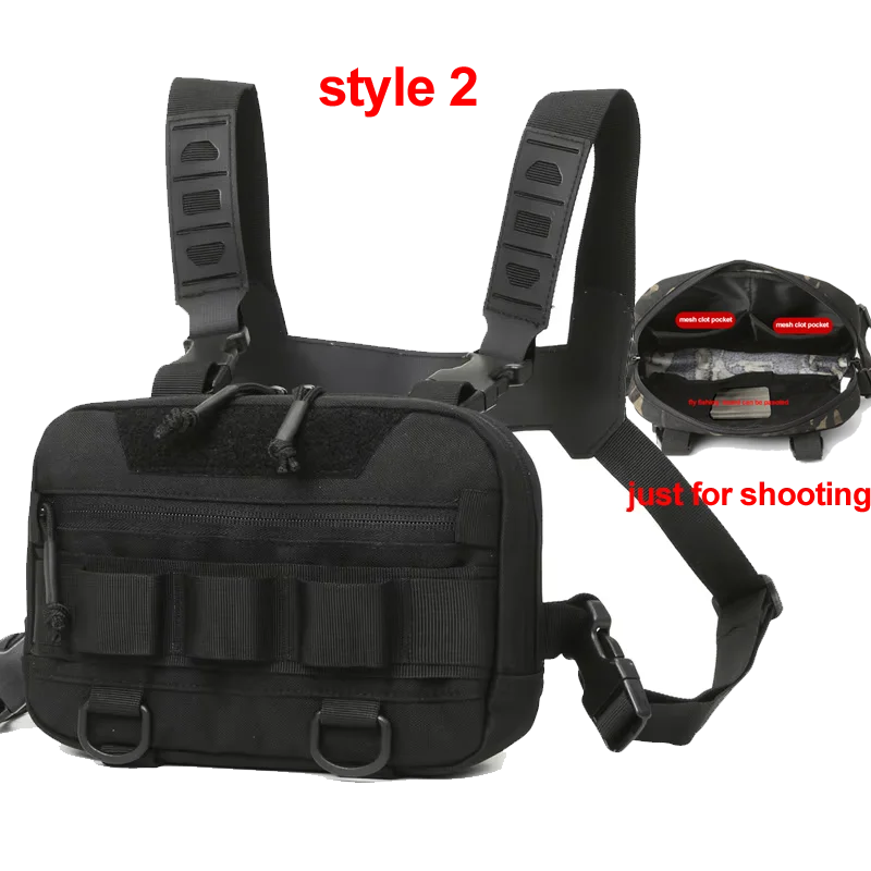 LureVest™ Camo Tactical Fishing Chest Pack