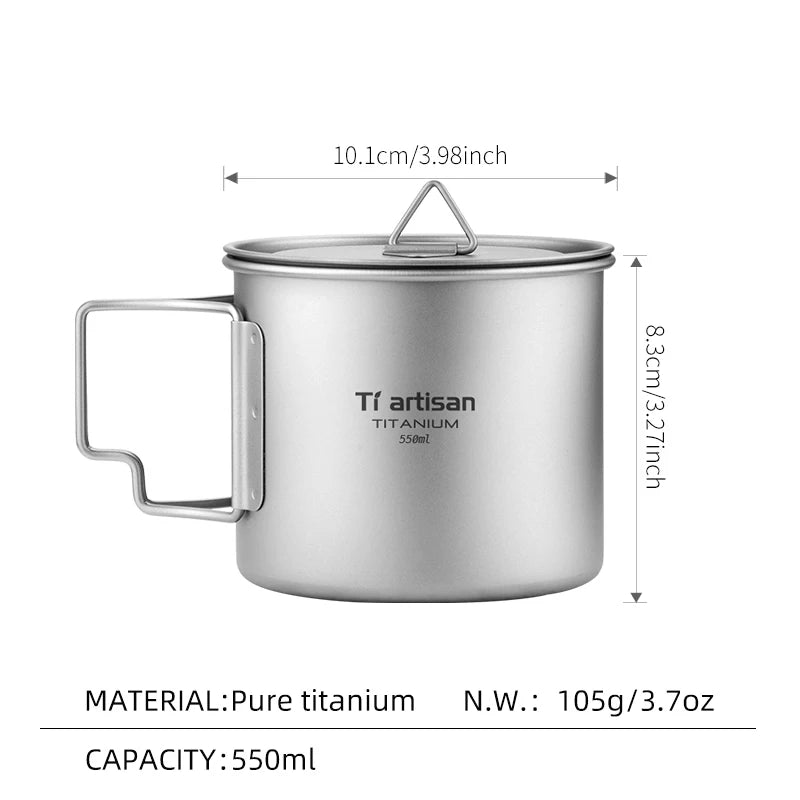 TitanSip™ Folding Titanium Mug