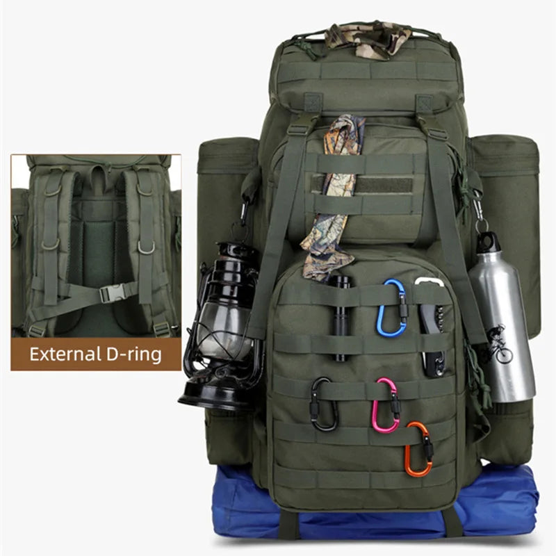 TitanRidge™ 65L Tactical Climber Pack