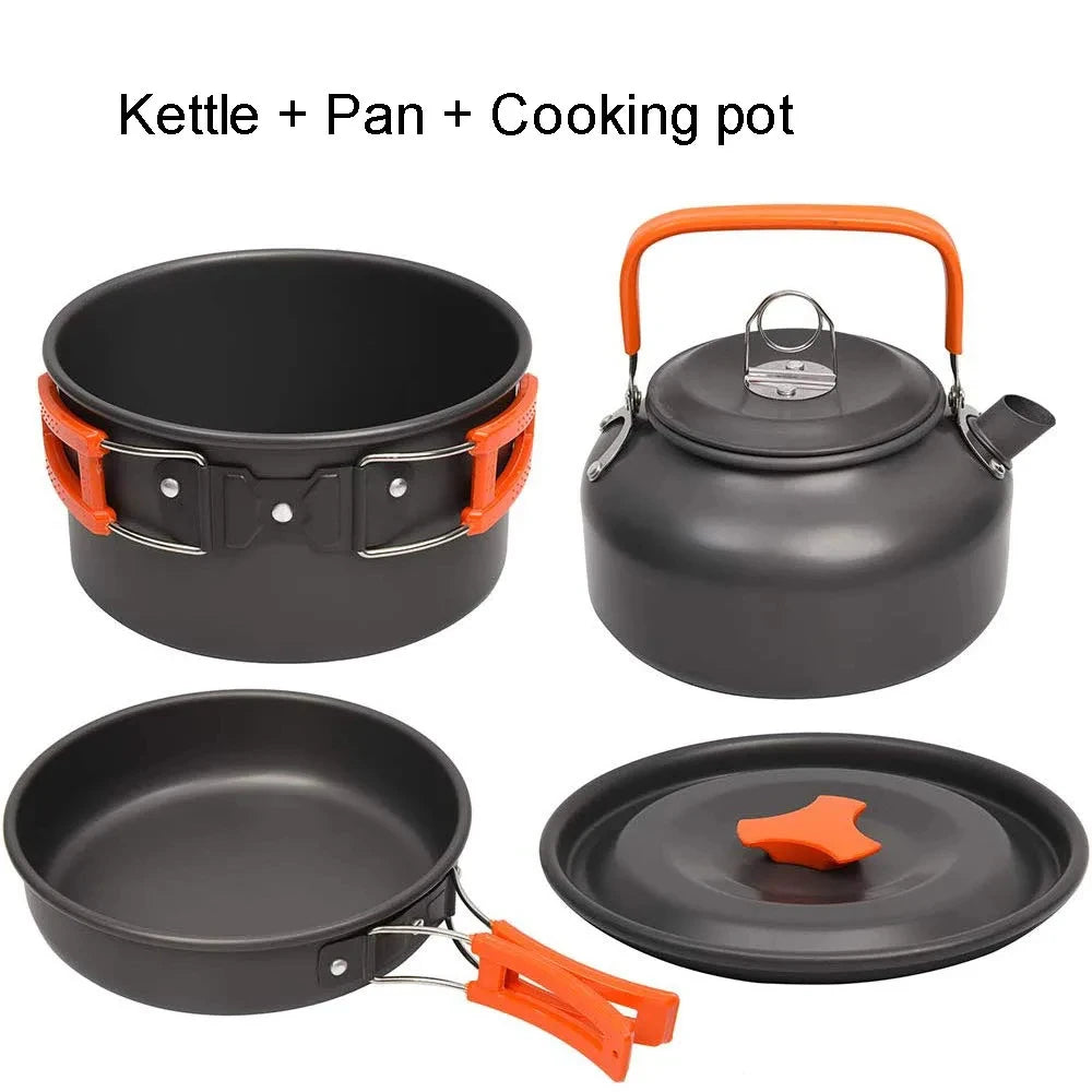CampMate™ Non-Stick Cookware Set (2–3 personnes)