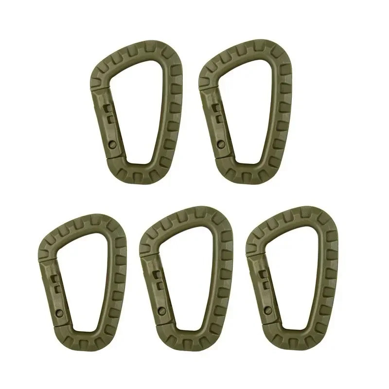 SteelGrip™ Tactical D-Ring Carabiner Set (1–10 pcs)