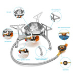 FireStorm™ 3500W Windproof Camping Stove