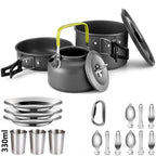 CampMate™ Non-Stick Cookware Set (2–3 personnes)