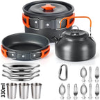 CampMate™ Non-Stick Cookware Set (2–3 personnes)