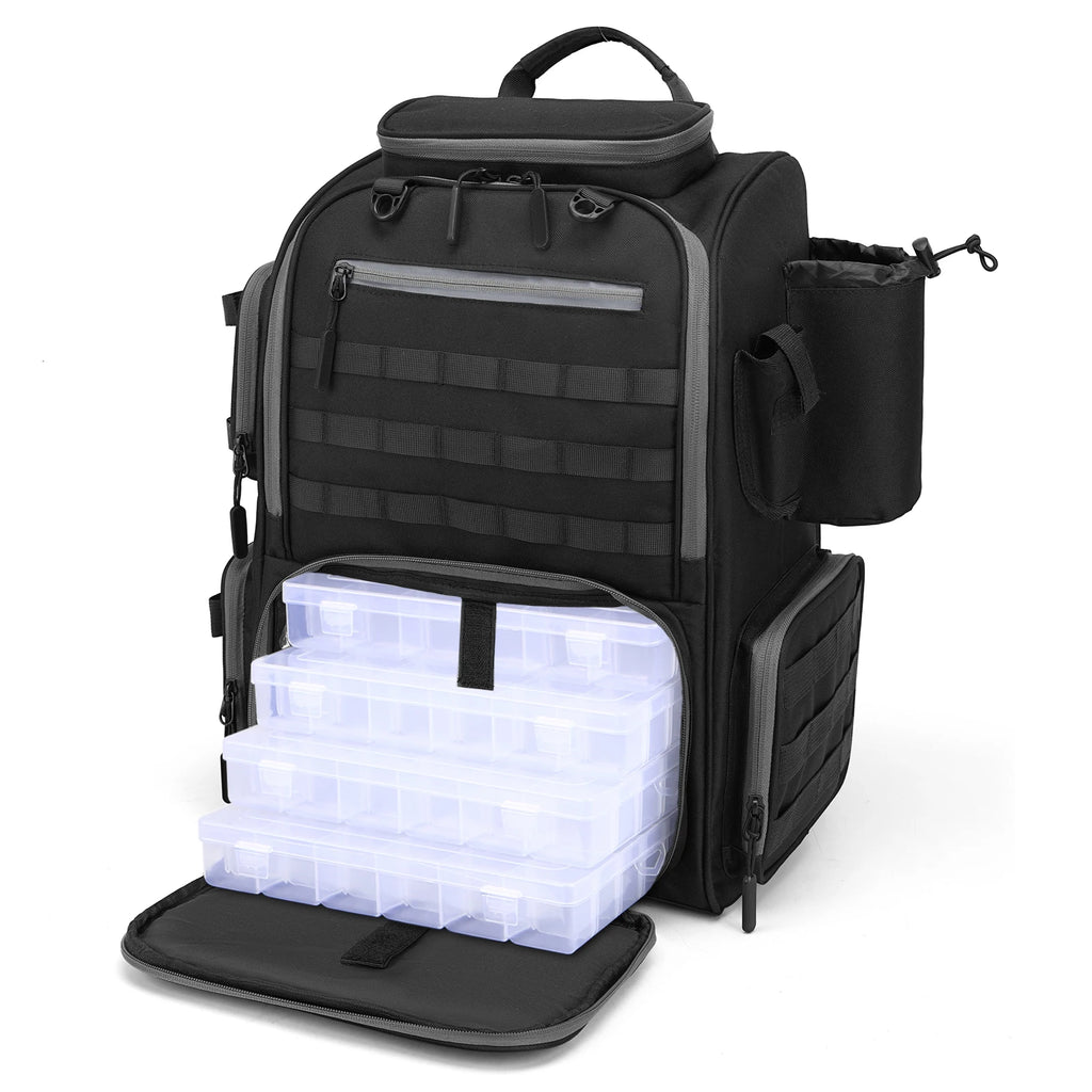 Lixada StormVault™ 4-Tray Tackle Pack