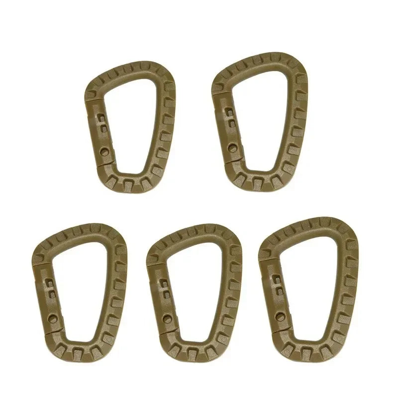 SteelGrip™ Tactical D-Ring Carabiner Set (1–10 pcs)