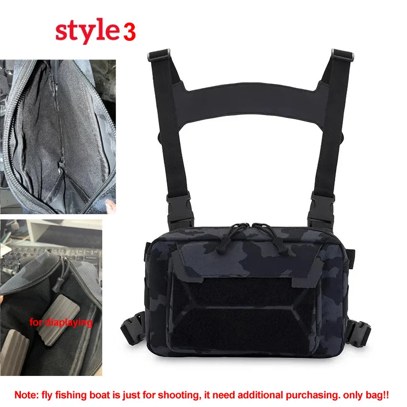 LureVest™ Camo Tactical Fishing Chest Pack