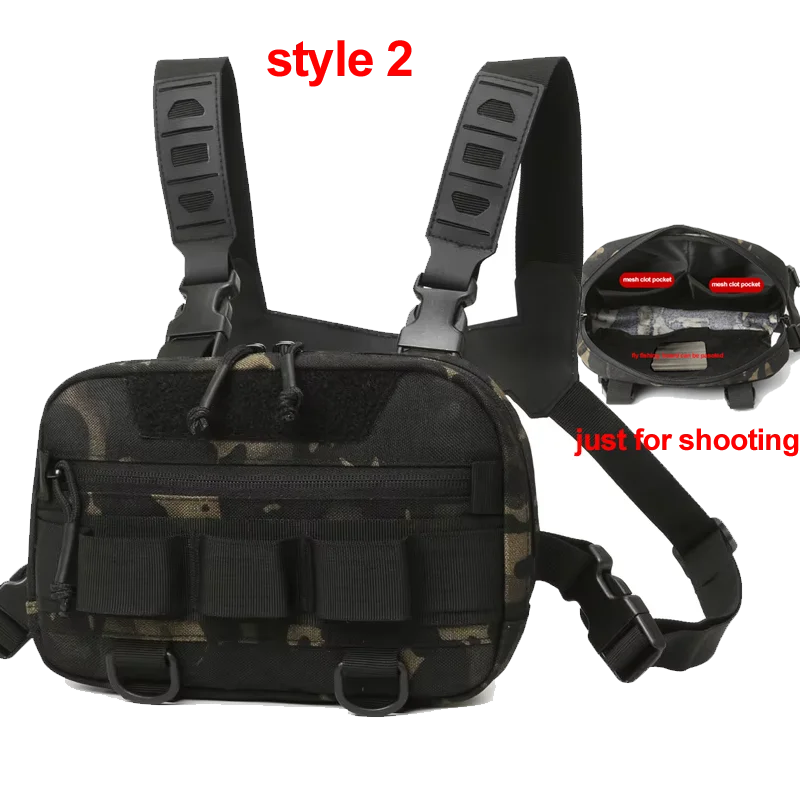 LureVest™ Camo Tactical Fishing Chest Pack