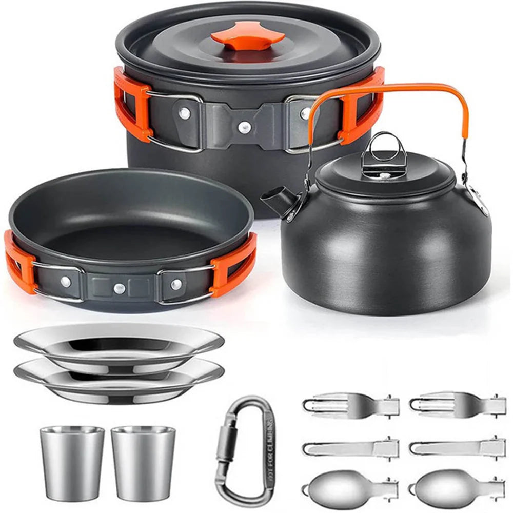 CampMate™ Non-Stick Cookware Set (2–3 personnes)