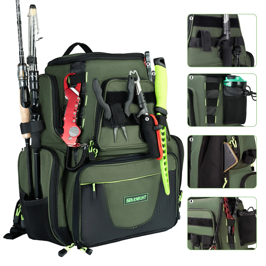 SeaKnight IronTrek™ SK010 Tactical Fishing Pack