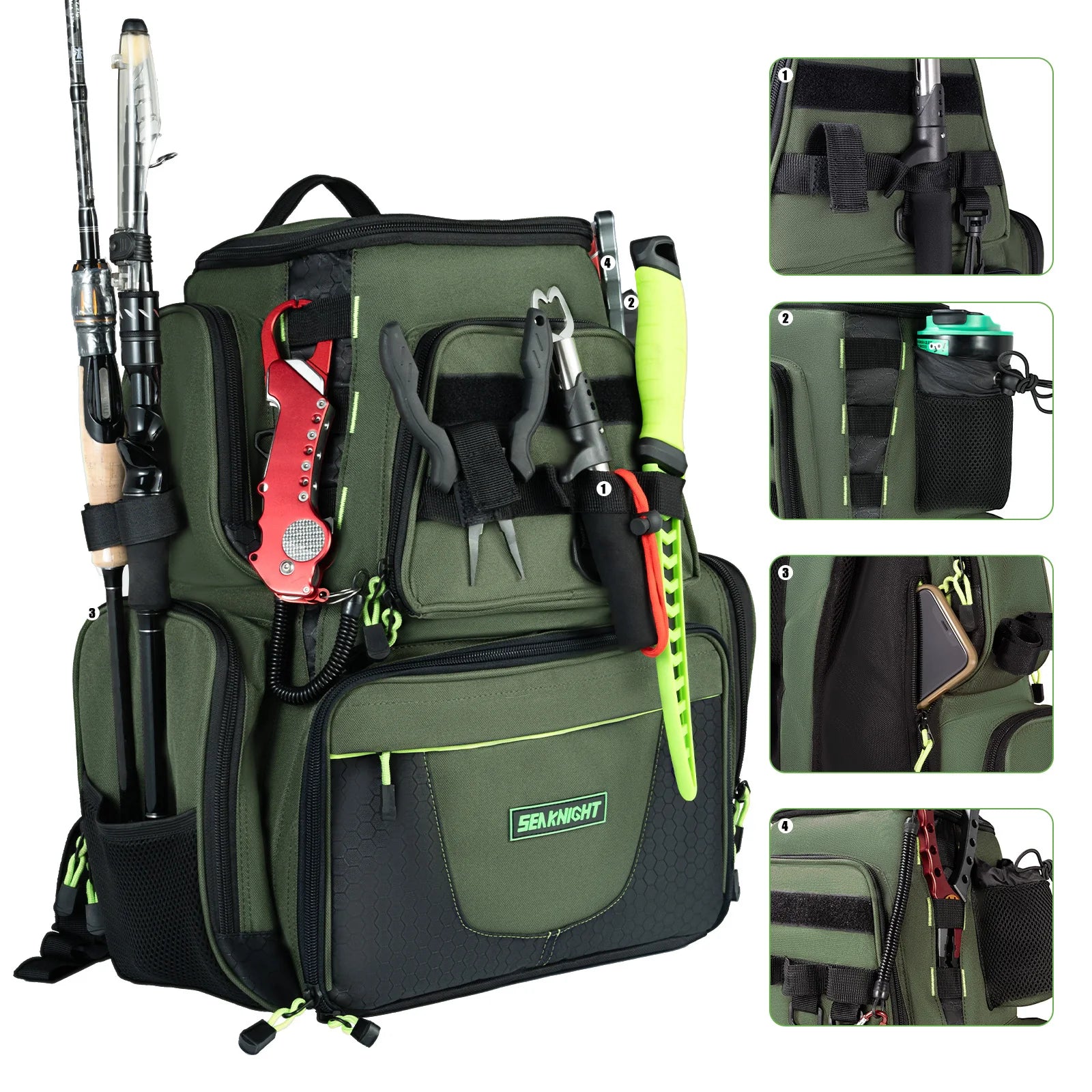 SeaKnight IronTrek™ SK010 Tactical Fishing Pack