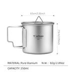 TitanSip™ Folding Titanium Mug