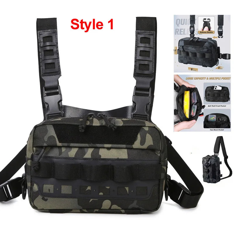 LureVest™ Camo Tactical Fishing Chest Pack
