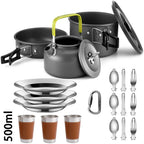 CampMate™ Non-Stick Cookware Set (2–3 personnes)