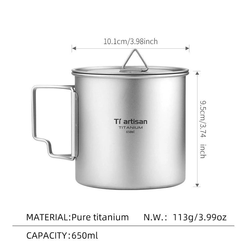 TitanSip™ Folding Titanium Mug