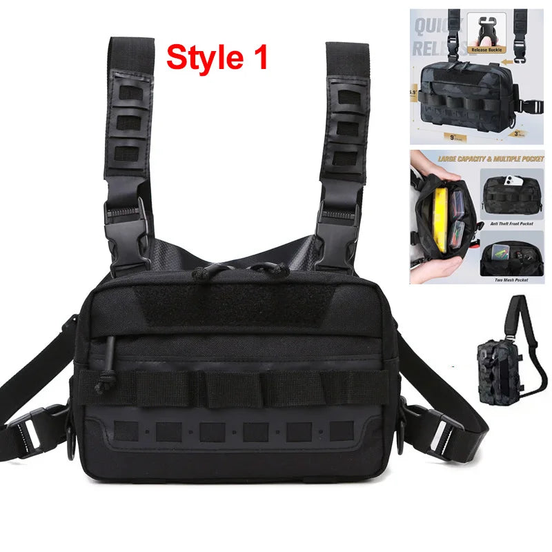 LureVest™ Camo Tactical Fishing Chest Pack