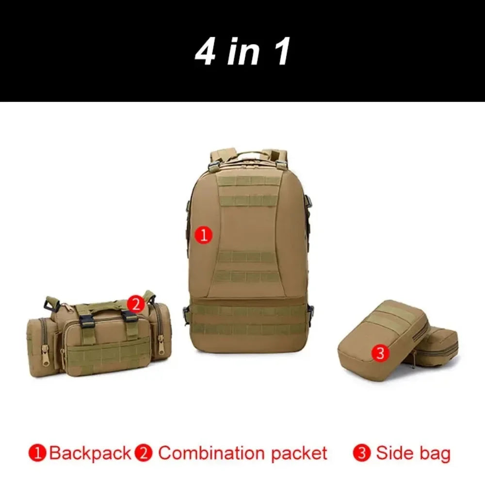 VortexGear™ 4-in-1 Tactical Pack 55L