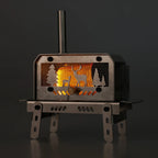 EmberFold™ Mini Folding Charcoal & Wood Stove