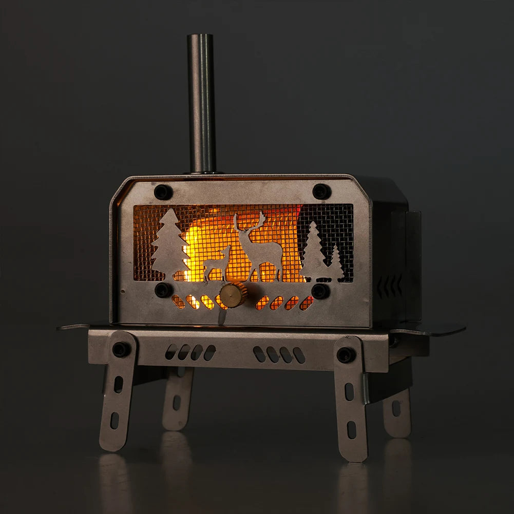 EmberFold™ Mini Folding Charcoal & Wood Stove