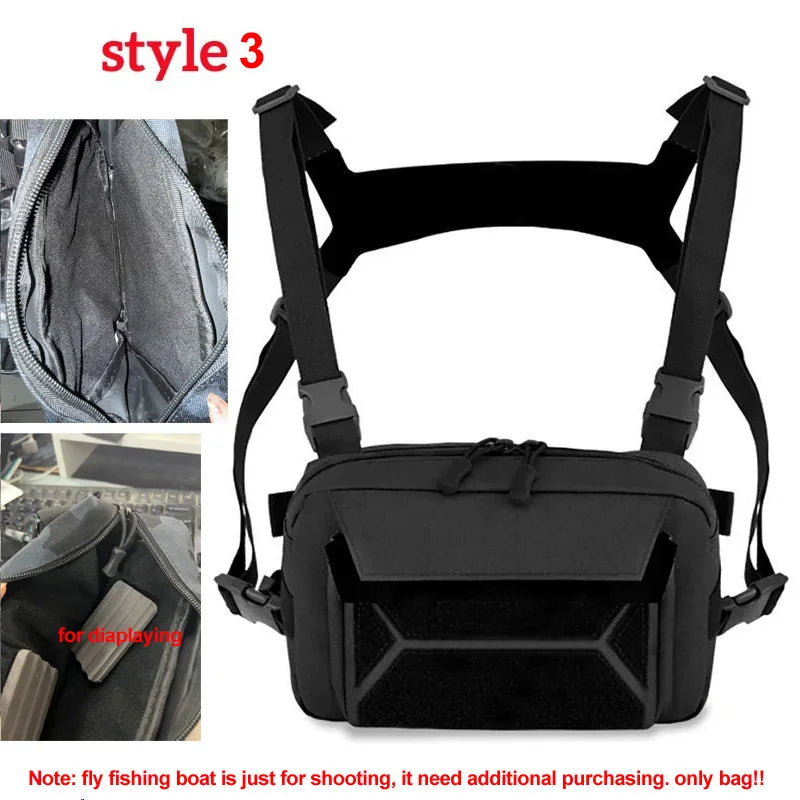 LureVest™ Camo Tactical Fishing Chest Pack