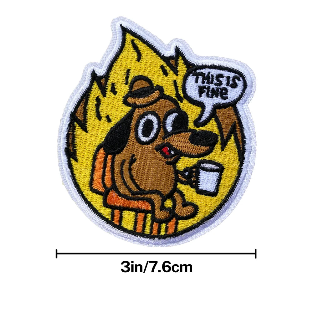 FineFlame™ Iron-On Meme Patch