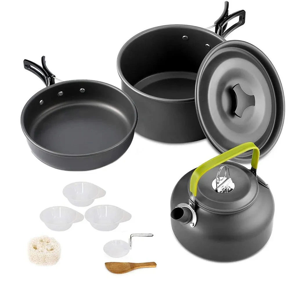 CampMate™ Non-Stick Cookware Set (2–3 personnes)